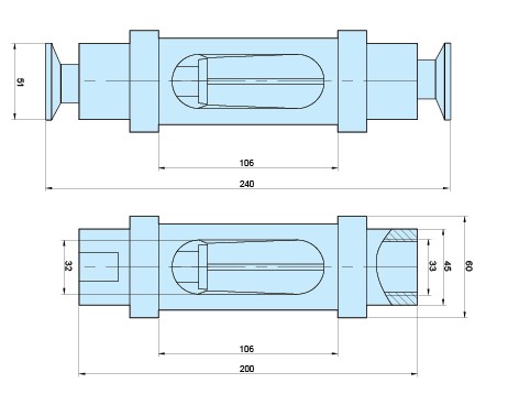 K-5011G、K-5012G、K-5013G、K-5014G、K-5015G、K-5016G、K-5017G玻璃轉(zhuǎn)子流量計